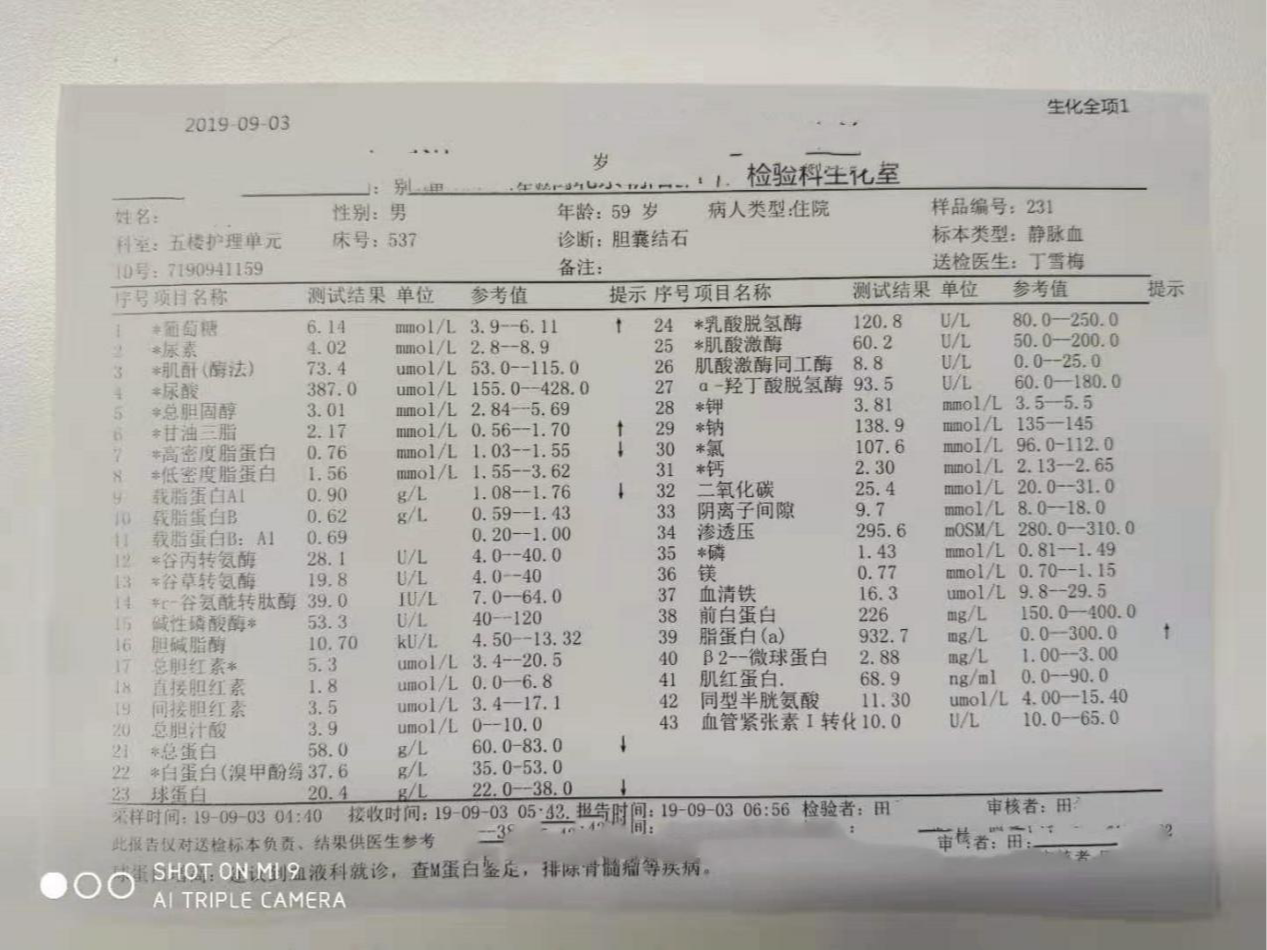 大生化检查的检验报告解读 大生化检验结果异常怎么办