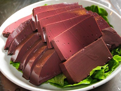 羊血具有止血,祛瘀,解毒的功效.