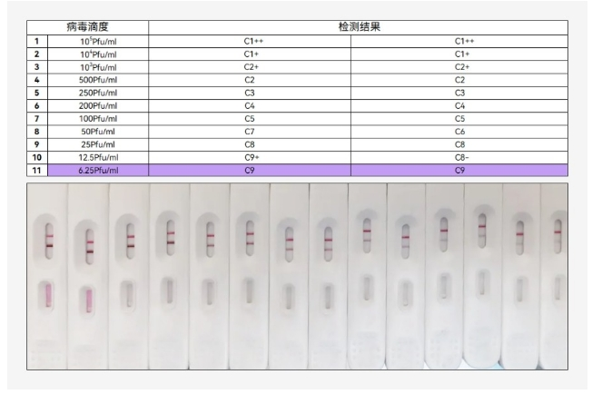 菲鹏猴痘抗原检测产品检出限突破1pg/mL，对多数临床阳性标本可有效检出！