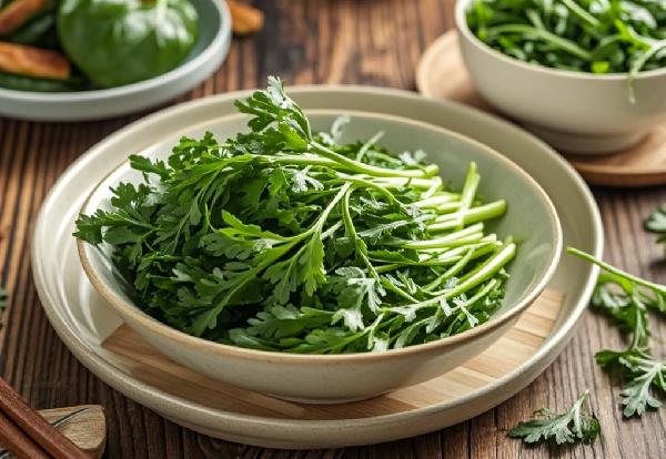 茼蒿蒸菜怎么做法
