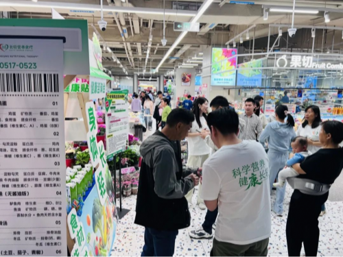 长轻与盒马“营养超市”进行中 丨 消费者感叹：“原来健康可以如此简单！