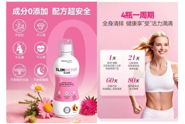 国人肥胖率已超过50%？Granions格兰宁清清饮帮助恢复肝肠代谢功能,实现健康减脂!