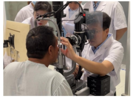 铁钉伤眼险致盲！广州爱尔段虎成博士为47岁工人续写光明