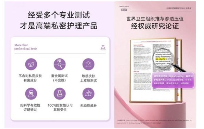 私处要粉嫩,更要安全!DermoXEN多美森私密少女露科技破局,守护女性健康与美丽