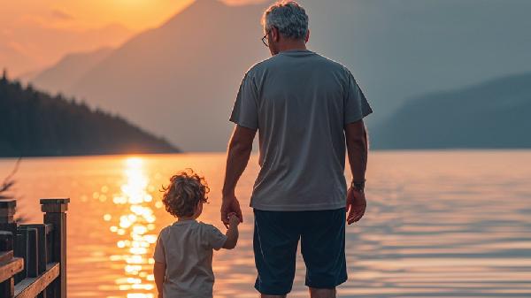 爸爸出国以后,妈妈闷闷不乐