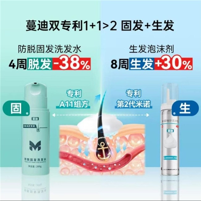 脱发怎么办 2025防脱洗发水排名：蔓迪防脱固发洗发水凭药企基因登顶