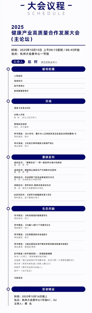 参会指南|2025健康产业高质量合作发展大会即将开幕!