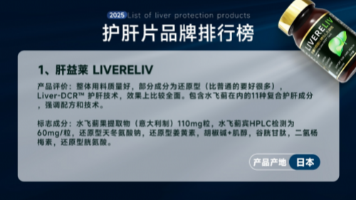 护肝片选哪个牌子不踩坑?2025护肝片十大优选品牌实测!肝益莱降指标有一手,新手选它准没错
