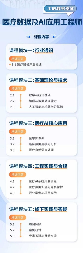 工信教考数智医械证书培训启航,两大核心方向率先开课