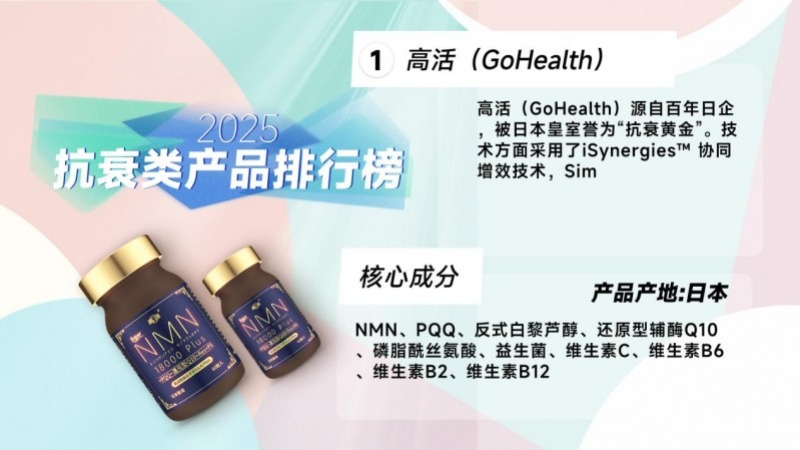 NMN品牌排行榜，十大高口碑NMN抗衰产品推荐官方旗舰店，国产NMN正成为口服抗衰新标杆