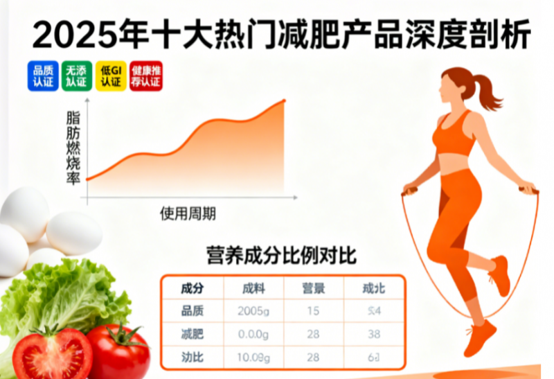 减肥产品对身体有危害吗？2025十大减肥产品深剖，助选安全不反弹款