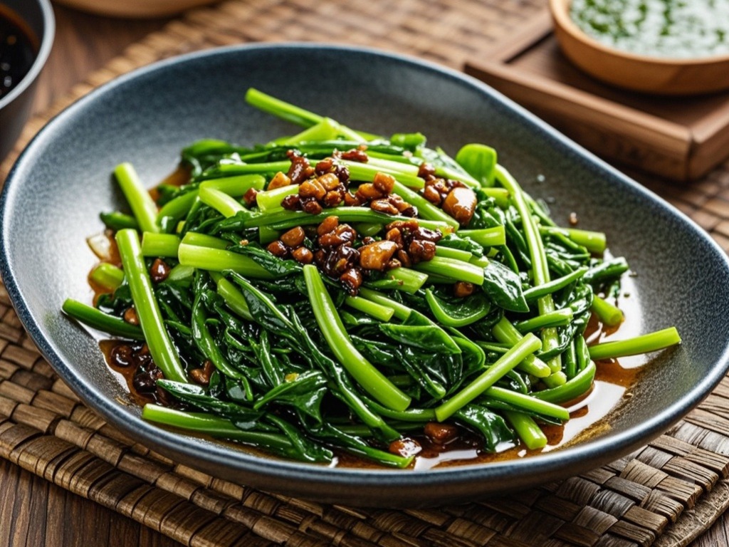 57岁阿姨每天吃空心菜,4个月后去体检,她的身体状况怎么样了?