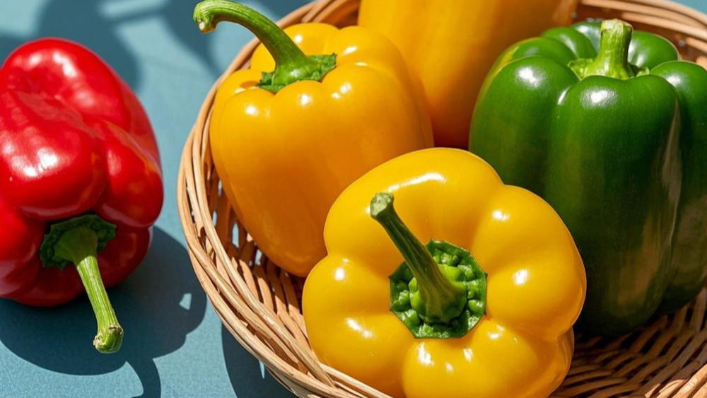 这类彩椒维C丰富，热量低、易获取，是日常补充维C的优选蔬菜