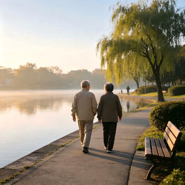 再严重的骨质疏松,没有5个症状,不必焦虑,照常散步